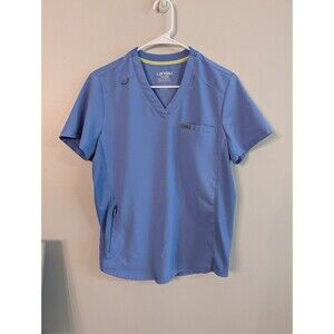Landau Forward Medium Scrub Top Ceil Blue